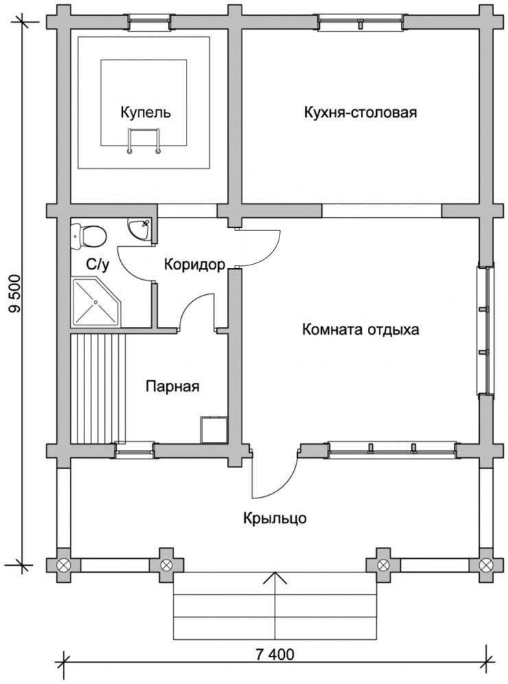 Проект бани